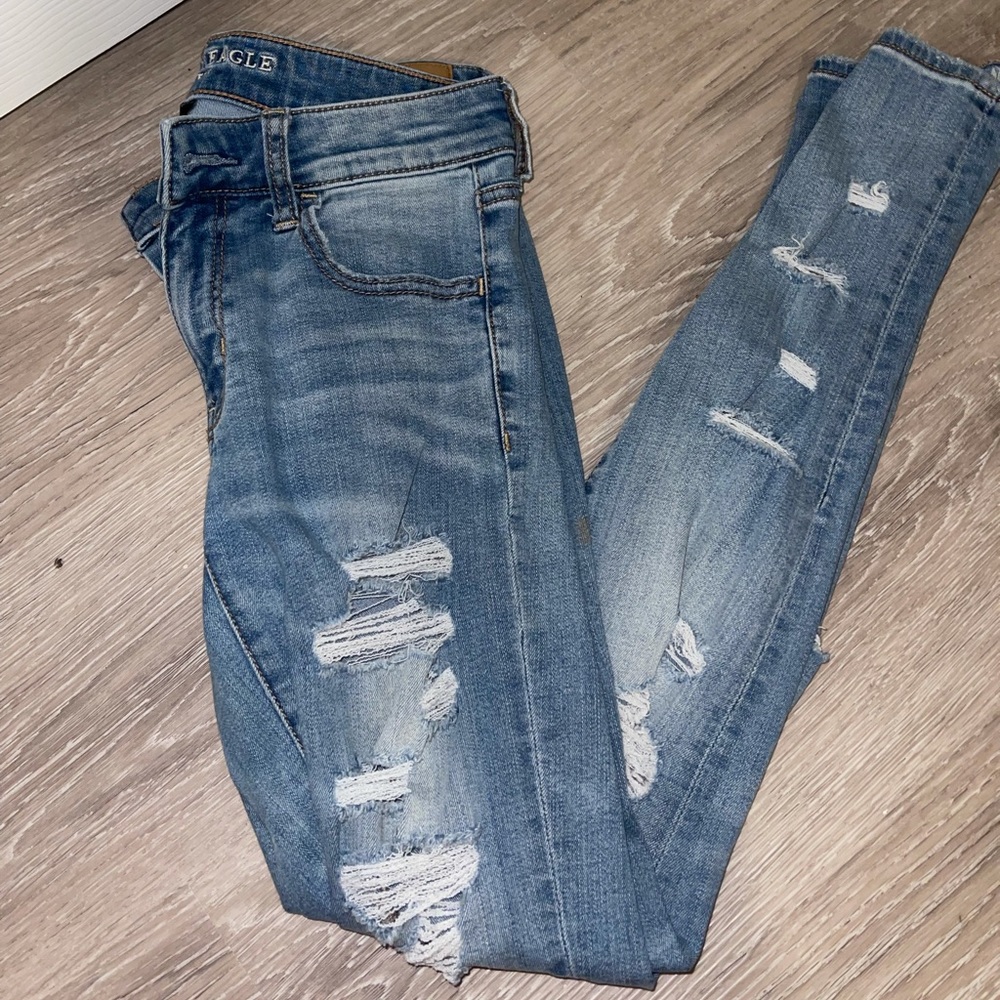 American Eagle Ripped Jeggings